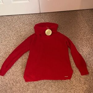 Michael Kors Women’s Crimson Red Medium Turtleneck Sweater (NWT)